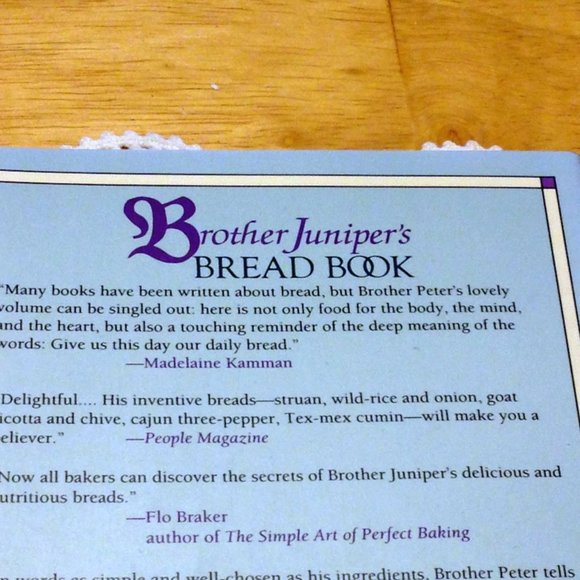 Peter Reinhart Kitchen Vintage Brother Junipers Cookbook And